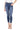Flying Monkey - High Rise Distressed Skinny Jeans with Frayed Hem (27.25" Inseam) - F5238-SaltTree
