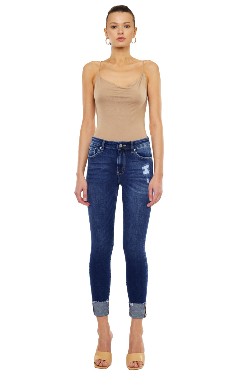 Kancan - Arden High Rise Ankle Skinny Jeans - kc8563