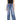 Flying Monkey - High Rise Wide Leg Jeans with Distressed Hem (27" Ankle Length) - F5204-SaltTree