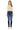 Kancan - Women's High Rise Button Fly Distressed Super Skinny Jeans - kc7113-SaltTree