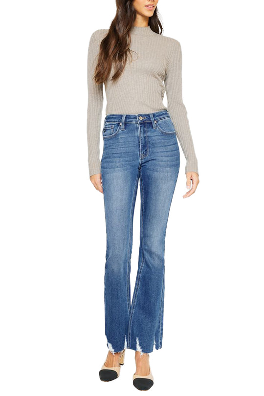 Kancan - Brenda High Rise Bootcut Jeans - ESSENTIAL, KC11259