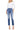 Flying Monkey - High Rise Slim Straight Jeans with Frayed Raw Hem (28" Inseam) - F5124-SaltTree