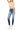 Kancan - Geneva High-Rise Ankle Skinny Jeans with Slit Raw Hem (27" Inseam) - KC9167QM-NV-SaltTree