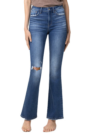 Flying Monkey - Independent Studies - Stretch High rise Straight Leg Jean - F4847A