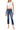 Flying Monkey - Stunned Low Rise Slim Straight Jeans with Uneven Raw Hem (27" Inseam) - F5340-SaltTree