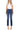 Flying Monkey - Mid Rise Ankle Slim Straight Jeans With Subtle Distressing (28" Inseam) - F4999-SaltTree
