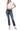 Flying Monkey - Benefactor High Rise Ankle Slim Straight Jeans with Slight Distressing (28" Inseam) - F5223-SaltTree