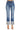 Risen Jeans - High Rise Full-Length Straight Leg Jeans with Extra Wide Adjustable Cuffed Hem (33 1/2" Inseam) - RDP5484-SaltTree