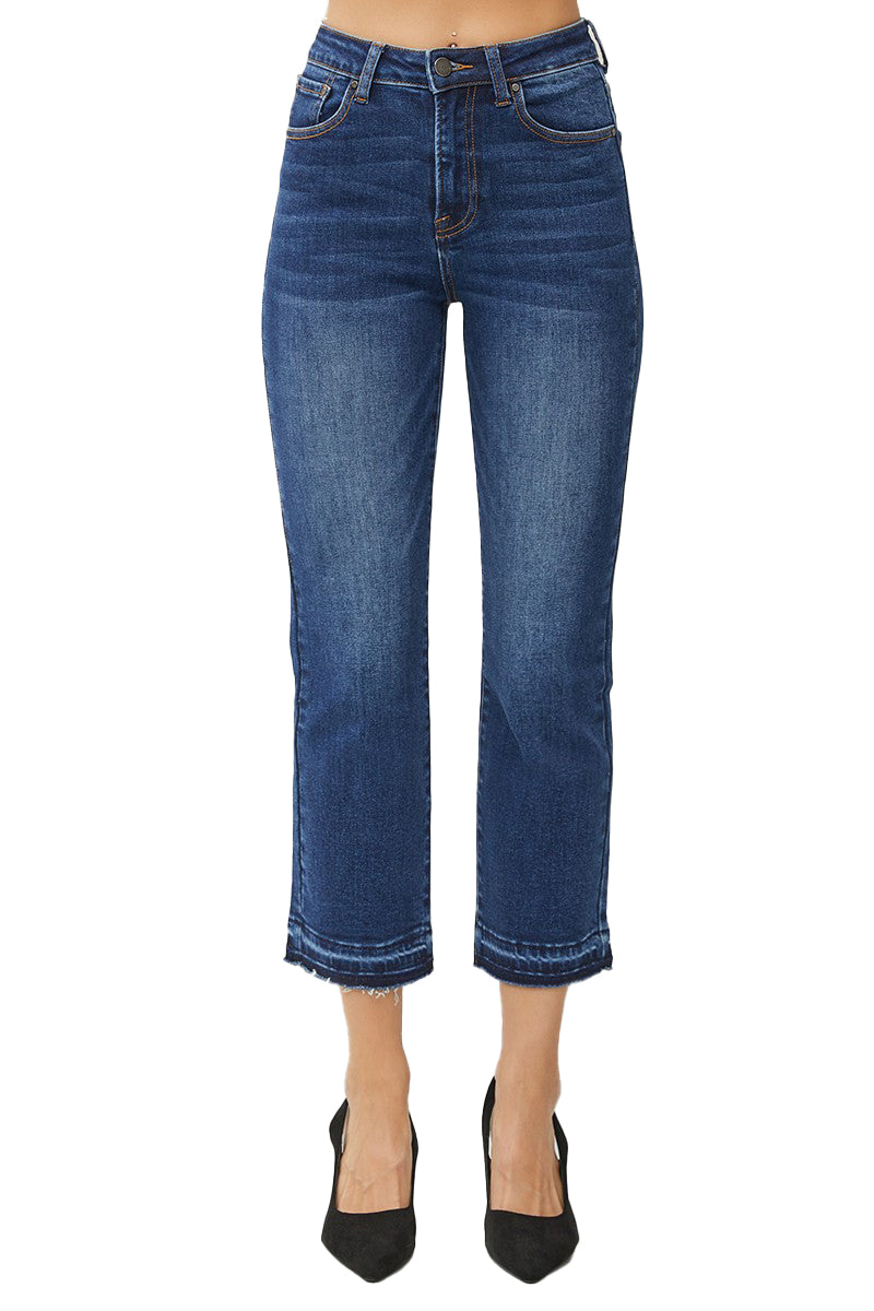 Risen Jeans - High Rise Relaxed Straight Jeans - RDP5579