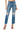 Risen Jeans - High Rise Knee Distressed Ankle Straight Jeans with Raw Hem (27 1/2" Inseam) - RDP5756-SaltTree