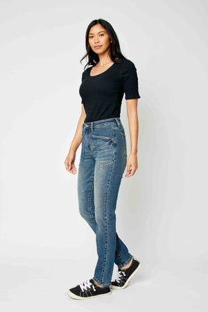 Judy Blue Full Size High Waist Skinny Jeans - 88687TD