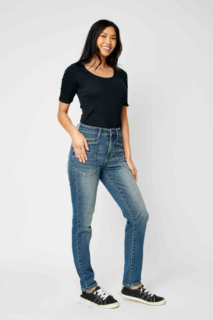 Judy Blue Full Size High Waist Skinny Jeans - 88687TD