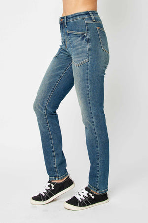 Judy Blue Full Size High Waist Skinny Jeans - 88687TD