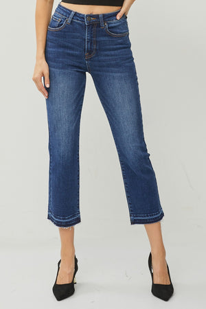 Risen Jeans - High Rise Relaxed Straight Jeans - RDP5579 - SaltTree