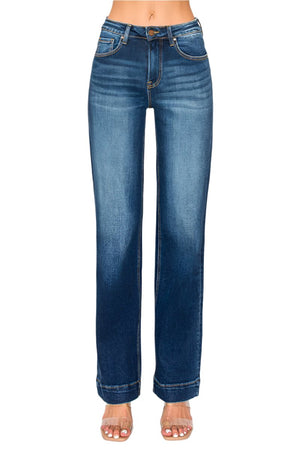 Risen Jeans - High Rise Straight Jeans - RDP5444