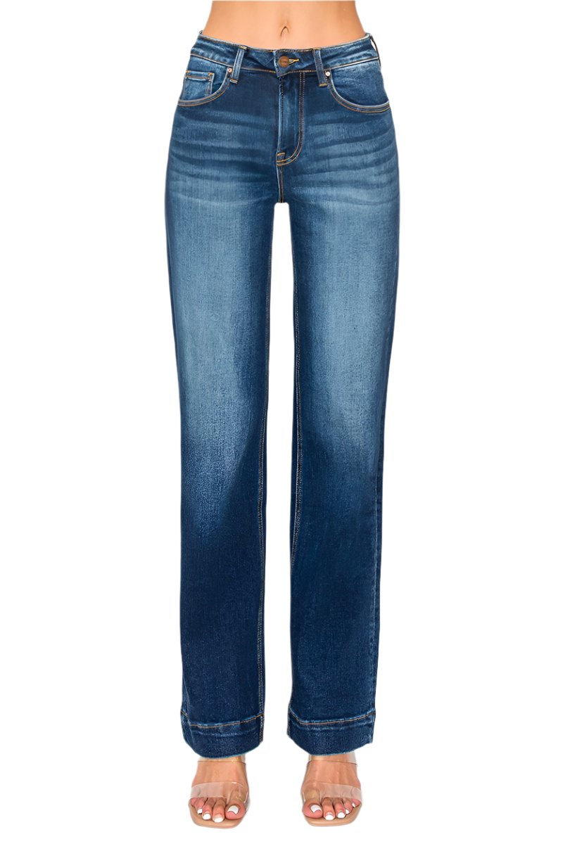 Risen Jeans - High Rise Straight Jeans - RDP5444 | SaltTree