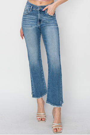 Risen Jeans - High Rise Slim Straight Jeans - RDP5647 - SaltTree