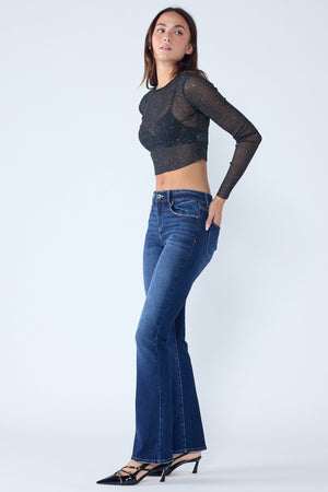 Enjean - High Rise Classic Bootcut Jeans - EP3577s