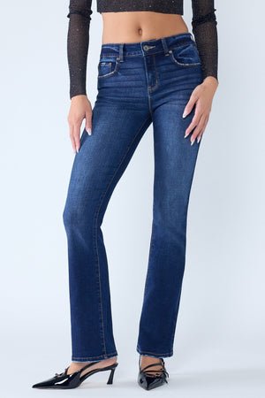 Enjean - High Rise Classic Bootcut Jeans - EP3577s