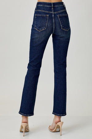 Risen Jeans - High Rise Ankle Slim Straight Jean - RDP5290