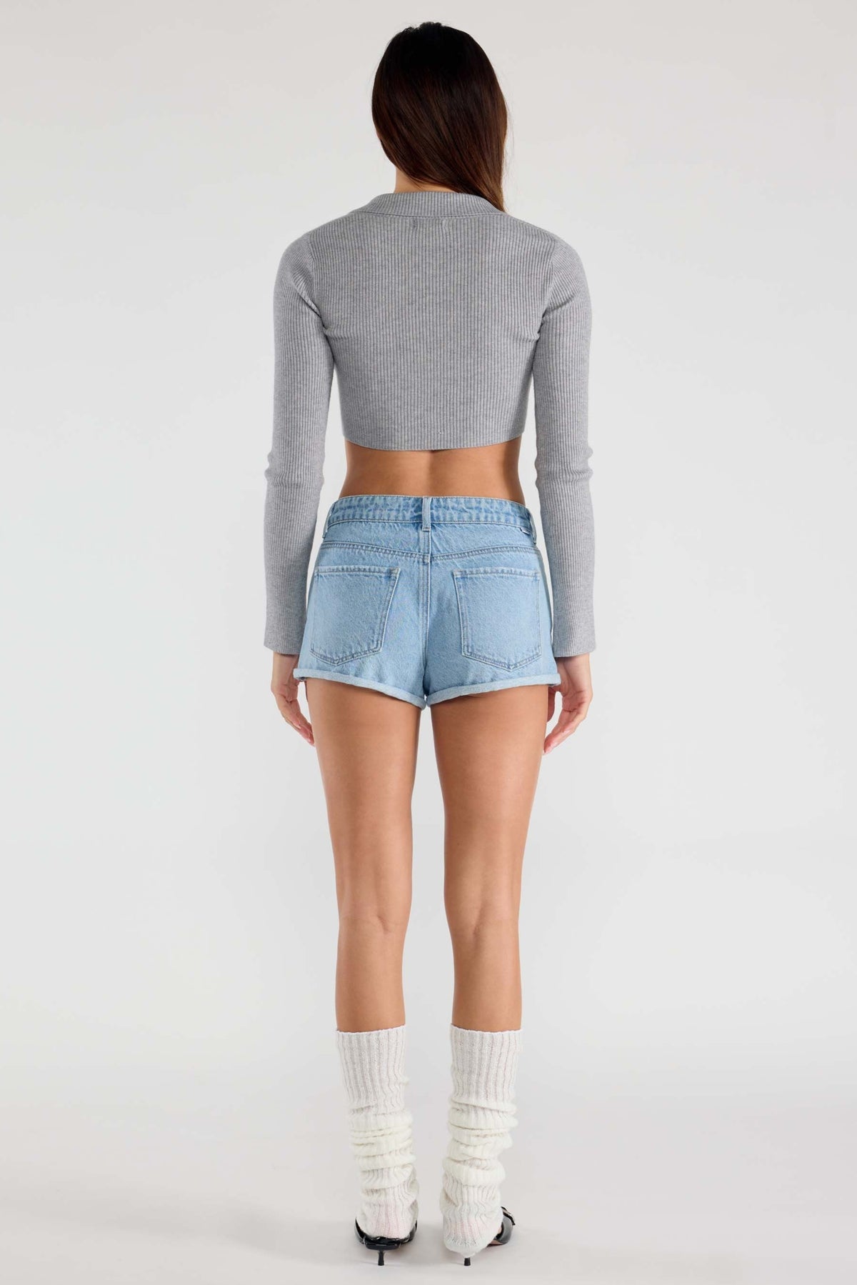 Enjean - High Rise Cuffed Jeans - Esp3662s - SaltTree