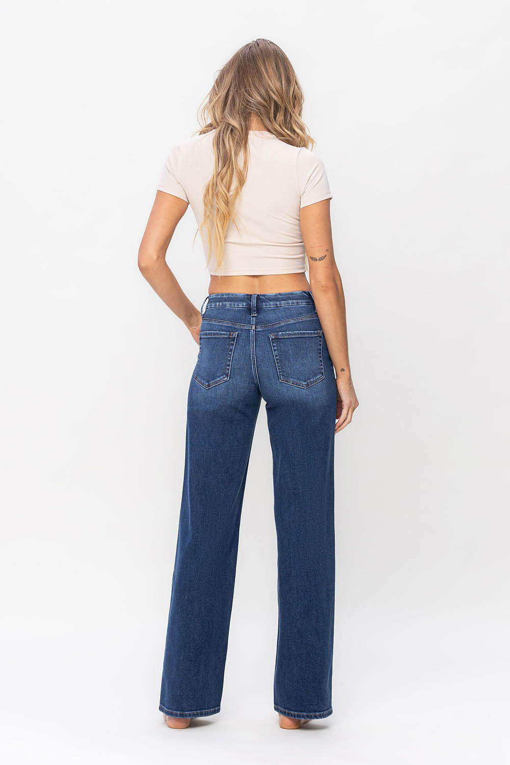 Flying Monkey - High Rise Loose Jeans - F5363 - SaltTree