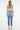 Kancan - Clemence High-Rise Distressed Mom Jeans with Raw Waistband (27" Inseam) - kc9198l-SaltTree