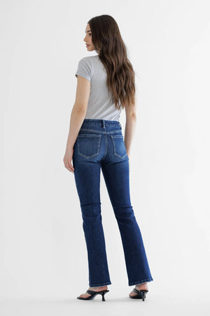 Mica Denim - Mid Rise Boot Cut Jeans - MDP-B511