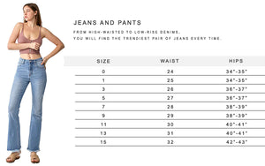 Risen Jeans - High Rise Bootcut Jeans - RDP5618 - SaltTree