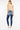 Kancan - Geneva High-Rise Ankle Skinny Jeans with Slit Raw Hem (27" Inseam) - KC9167QM-NV-SaltTree