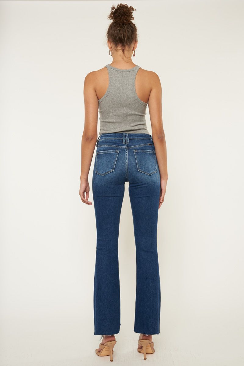 Kancan - Brenda High Rise Bootcut Jeans - KC11259 - SaltTree