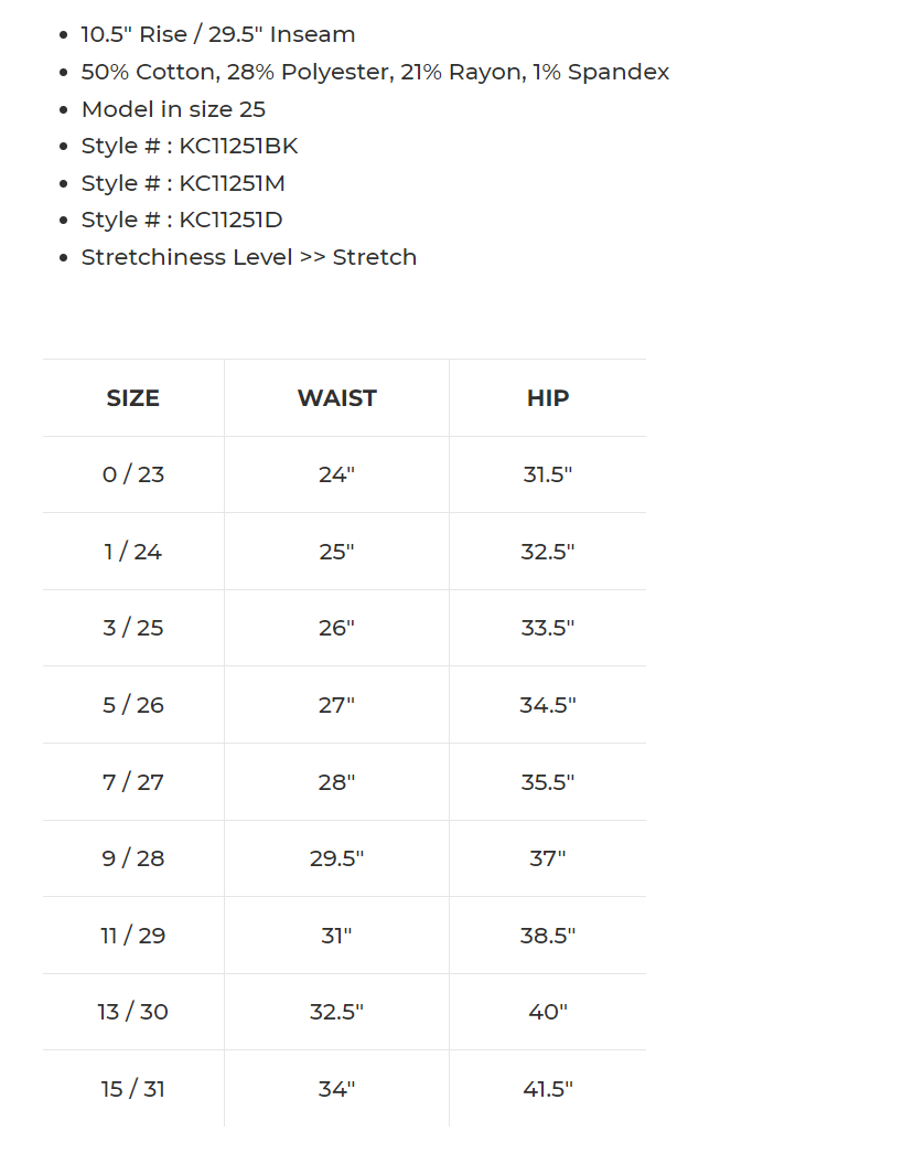 Kancan - Jovi High Rise Cigarette Leg Jeans - kc11251 - SaltTree