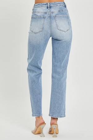 Risen Jeans - High Rise Crossover Tapered Jeans - RDP5060