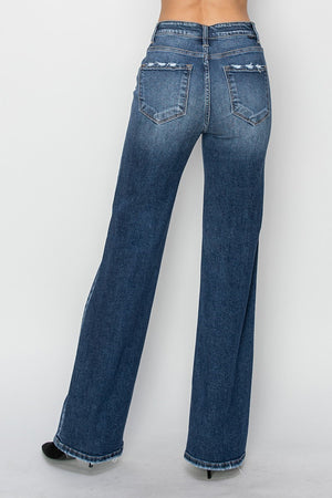 Risen Jeans - High Rise Straight Jeans - RDP5784 - SaltTree