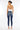 Kancan - enny Ankle Skinny Jeans with Rose Gold Button Fly (27.5" Inseam) - KC9142D-NV-SaltTree