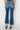 Risen Jeans - Mid-Rise Straight Leg Jeans with Frayed Step Hem and Distressed Accents (29" Inseam) - RDP5785-SaltTree