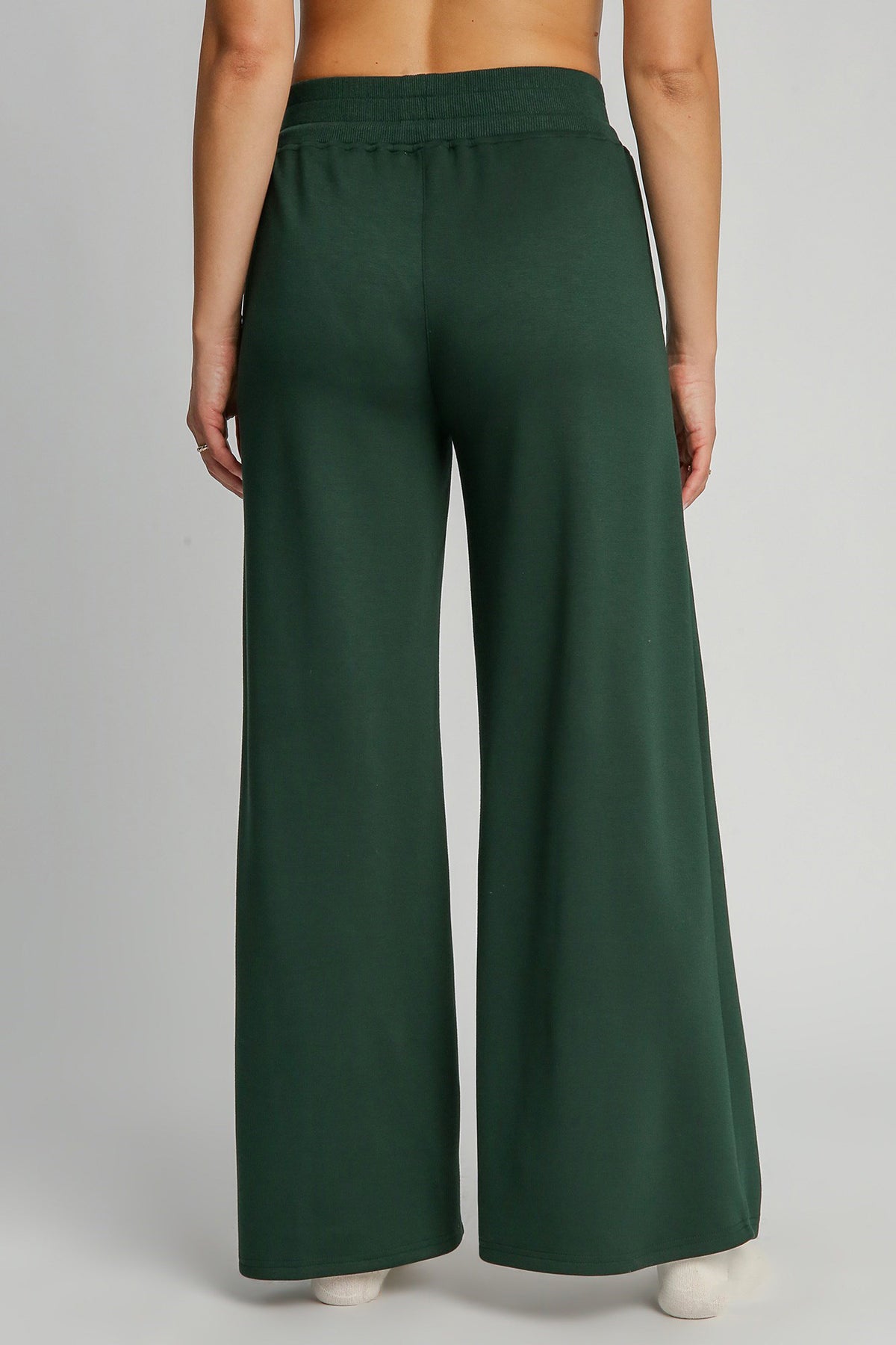 Umgee Full Size Drawstring Wide Leg Pants with Pockets - SaltTree