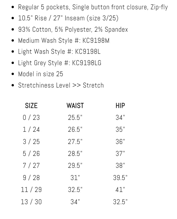 Kancan - Clemence High Rise Mom Jeans - kc9198l - SaltTree