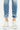 Kancan - Women's Mid-Rise Ankle Skinny Jeans with Desturction Detailing & Frayed Hem - kc6204-SaltTree