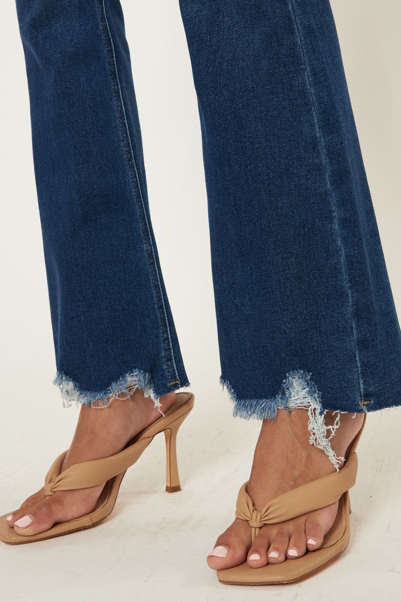 Kancan - Brenda High Rise Bootcut Jeans - KC11259 - SaltTree