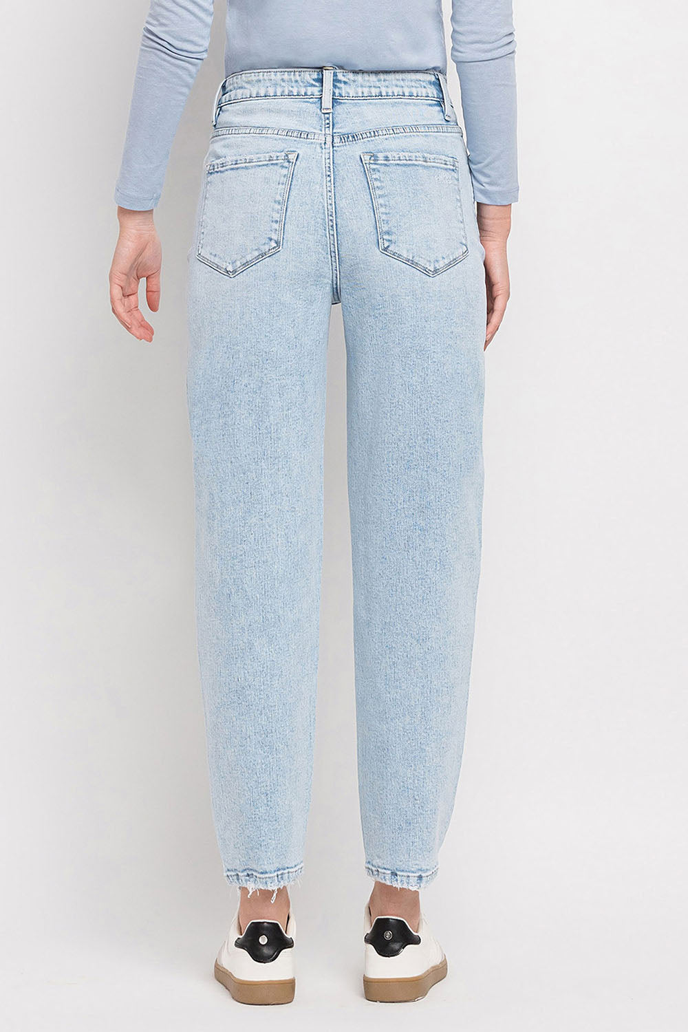 Flying Monkey - Super High Rise Barrel Leg Jeans - F5677 - SaltTree