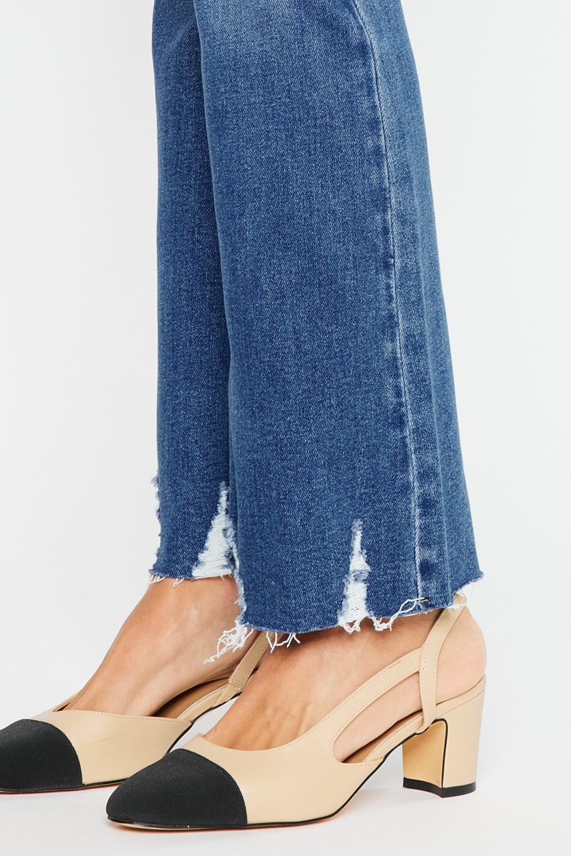 Kancan - Brenda High Rise Bootcut Jeans - KC11259 - SaltTree