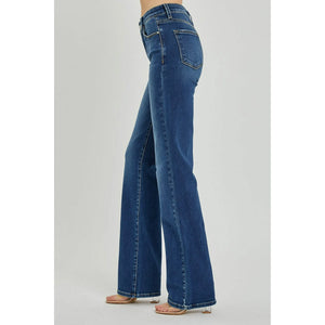 Risen Jeans - Mid Rise Long Straight Jeans - RDP5509