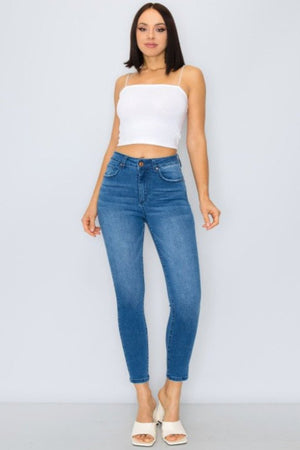 Wax Jean - Basic Five Pocket Push-Up Skinny Denim Jeans - 90304 - SaltTree