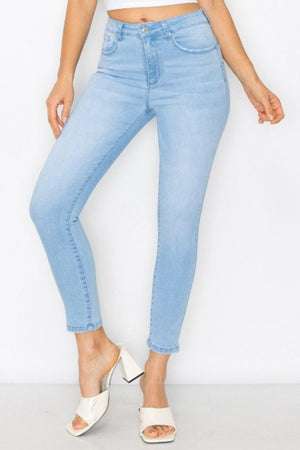 Wax Jean - Basic Five Pocket Push-Up Skinny Denim Jeans - 90304 - SaltTree