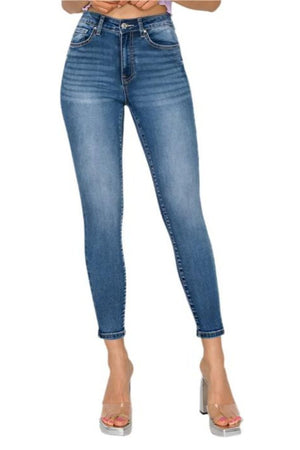 Wax Jean - Potassium Wash Basic Skinny Jeans - 90330 - SaltTree