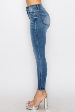 Wax Jean - Potassium Wash Basic Skinny Jeans - 90330 - SaltTree