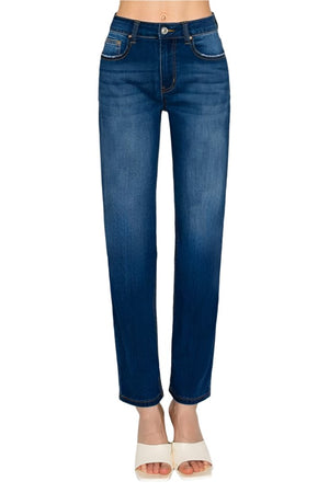 Wax Jean - Basic Straight Leg Jeans - 90365 - SaltTree