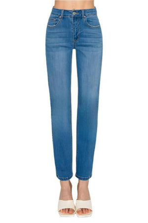 Wax Jean - Basic Straight Leg Jeans - 90365 - SaltTree