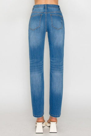 Wax Jean - Basic Straight Leg Jeans - 90365 - SaltTree